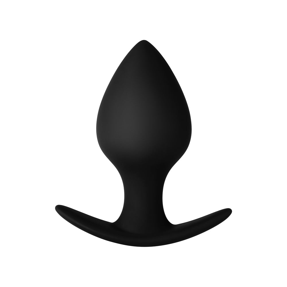 Forto F-60 Spade Silicone Anal Plug Small Black