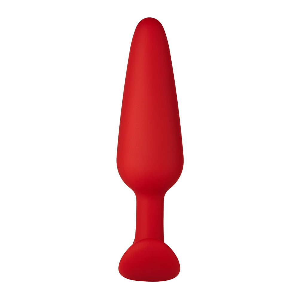 Forto F-31 Silicone Anal Plug Large Red