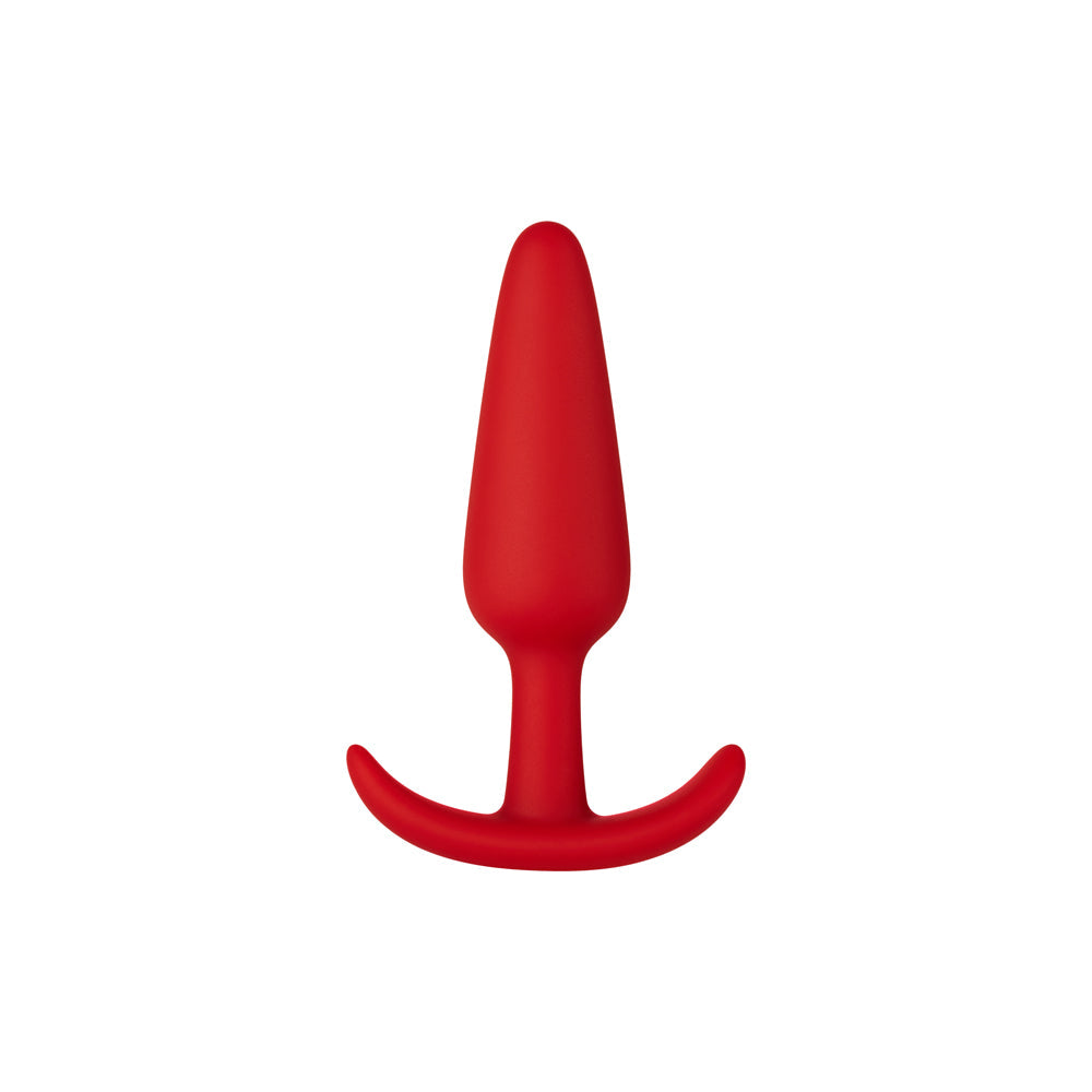 Forto F-31 Silicone Anal Plug Small Red