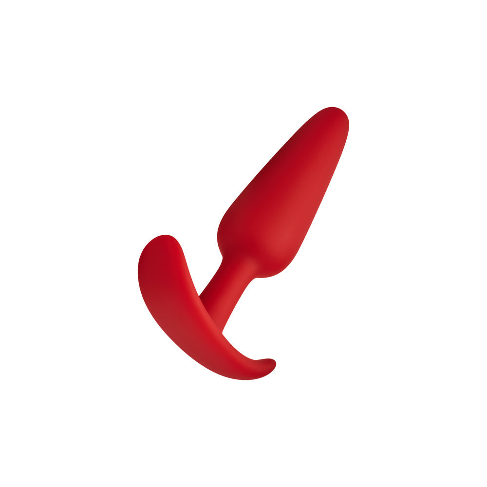 Forto F-31 Silicone Anal Plug Small Red