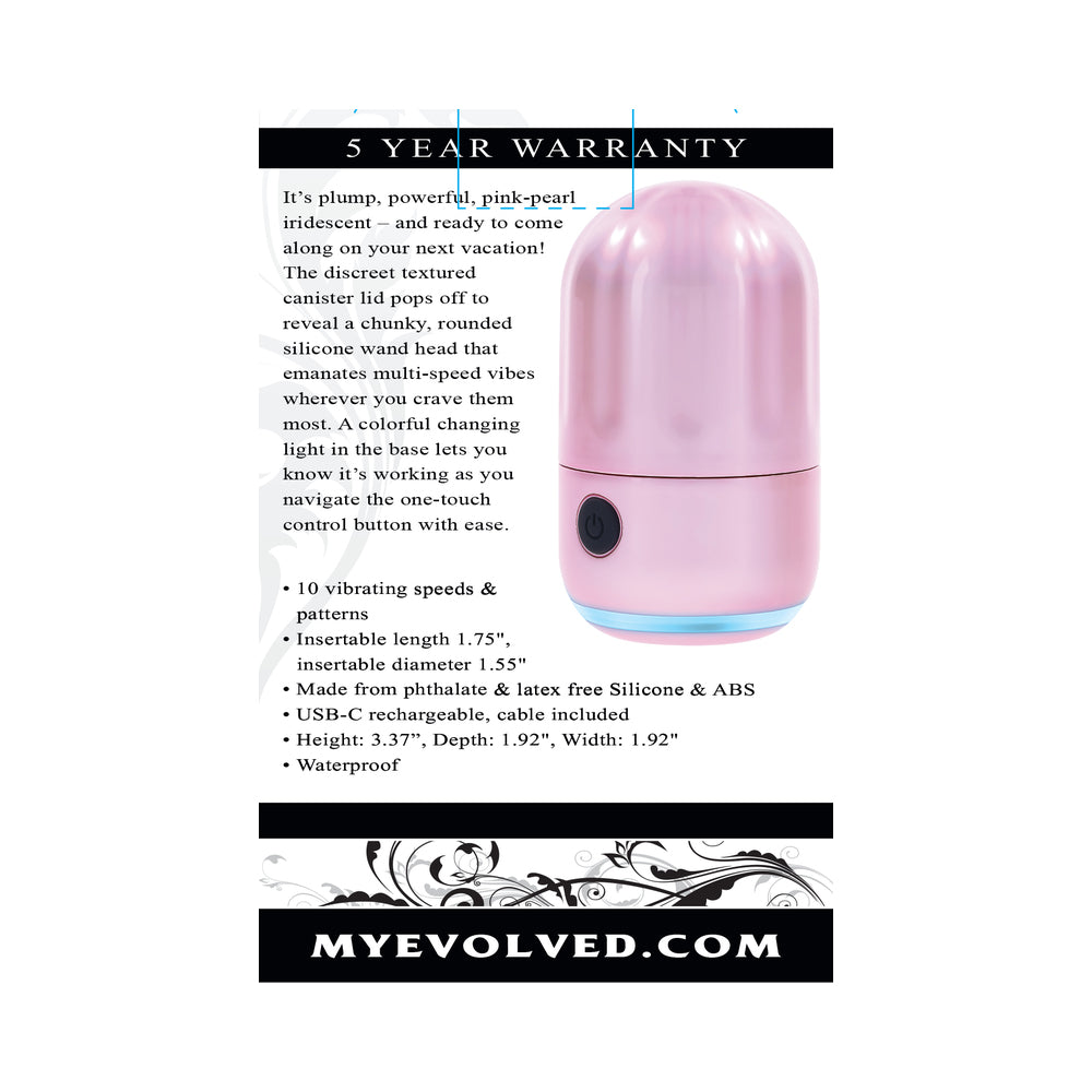 Evolved Vacation Vibes Vibrating Pink/Black