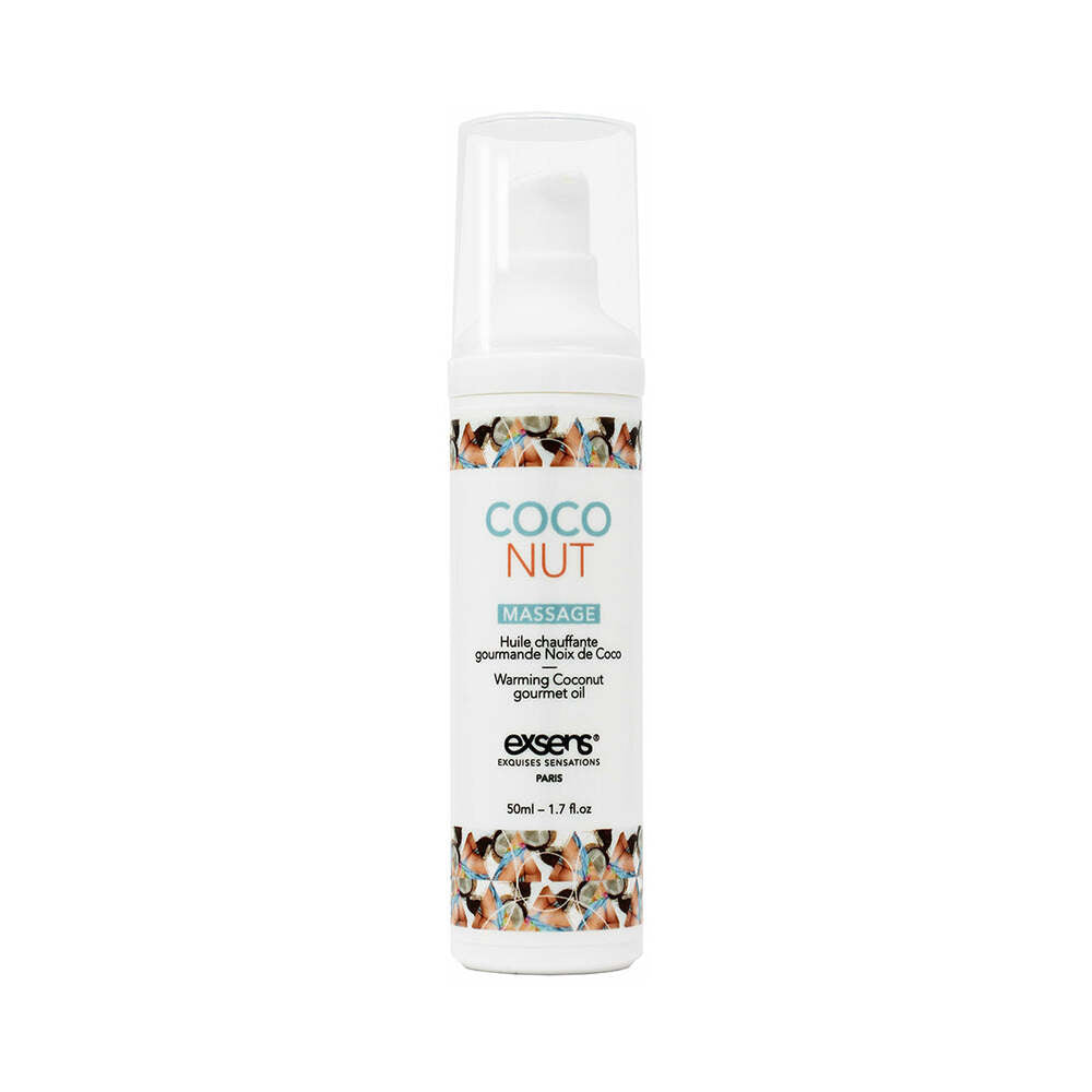 Exsens Warming Massage Oil Coconut 1.7 oz.