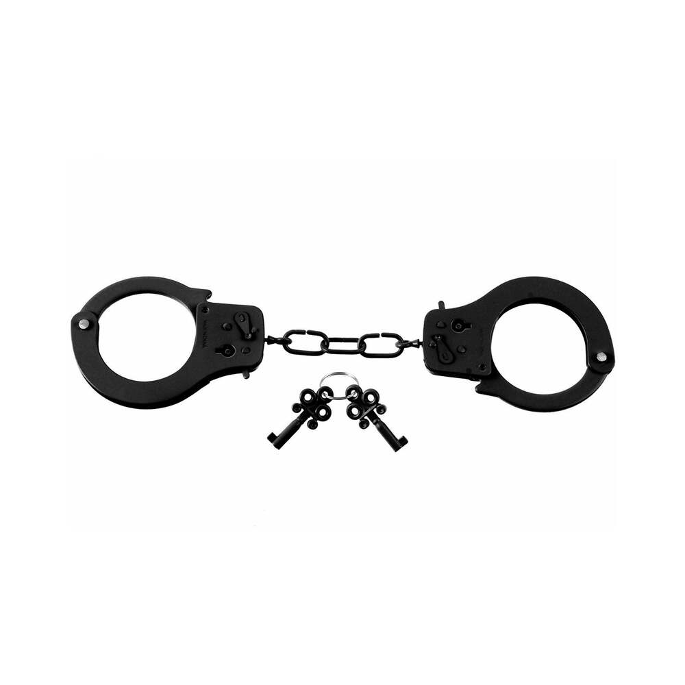 FF Metal Designer Handcuffs Black