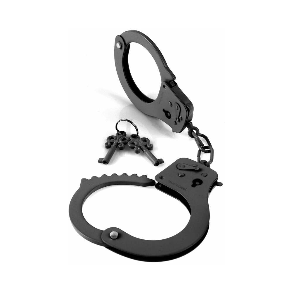 FF Metal Designer Handcuffs Black