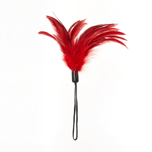 Cosquilleo de plumas SS Pleasure rojo