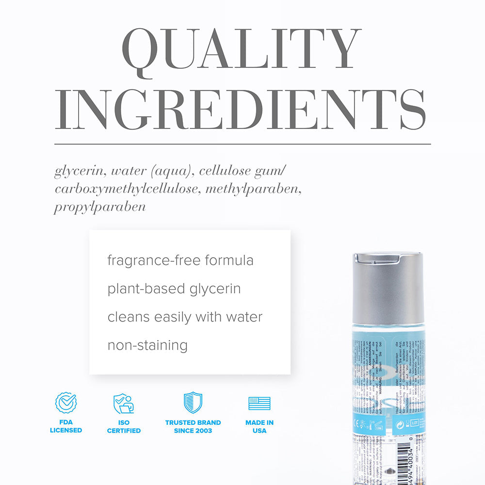 JO H2O Original Water-Based Lubricant 2 oz.