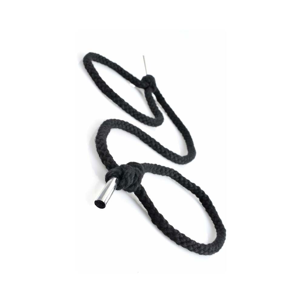 Fetish Fantasy Series 2-Piece Silk Rope Bondage Set Black