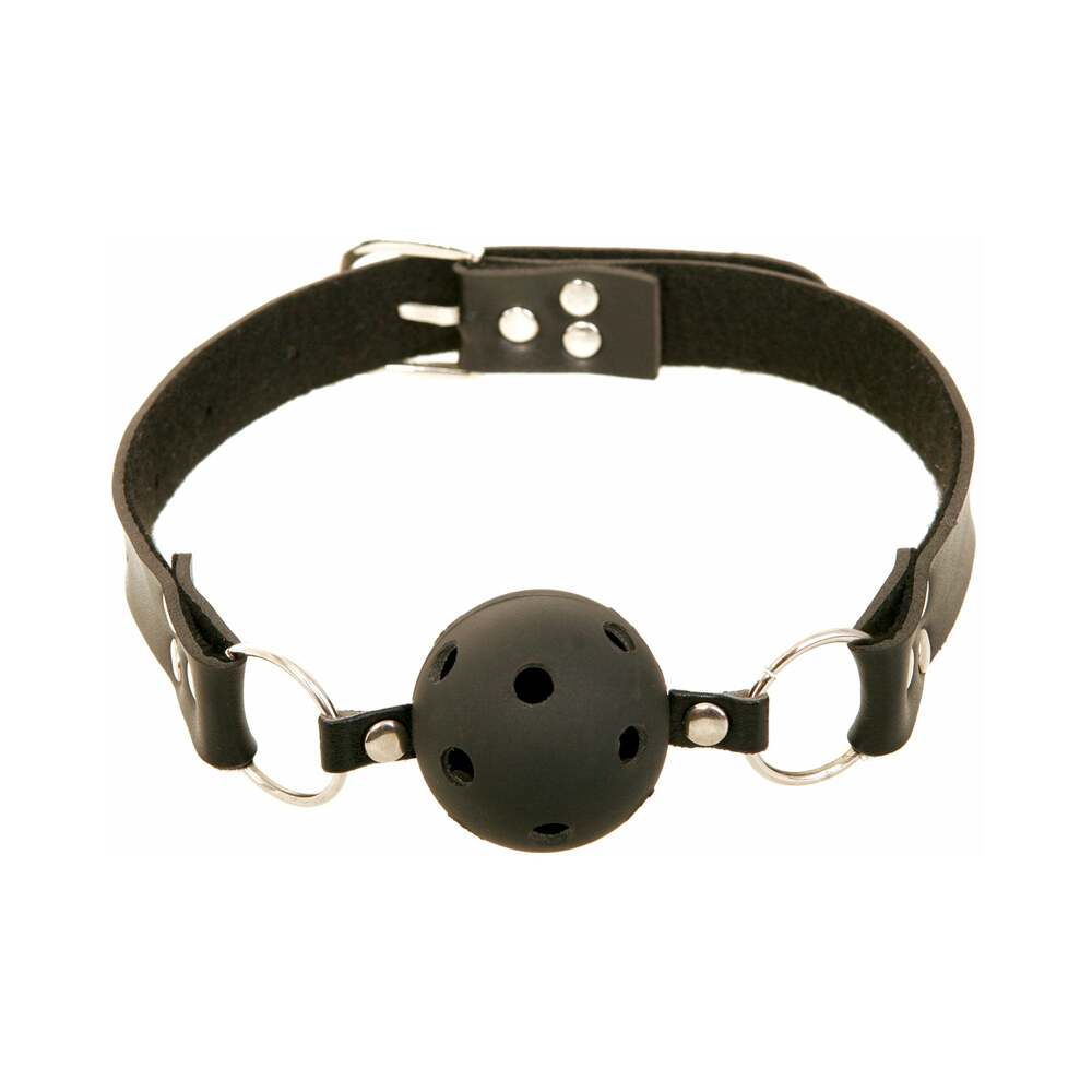 FF Adjustable Breathable Ball Gag Black