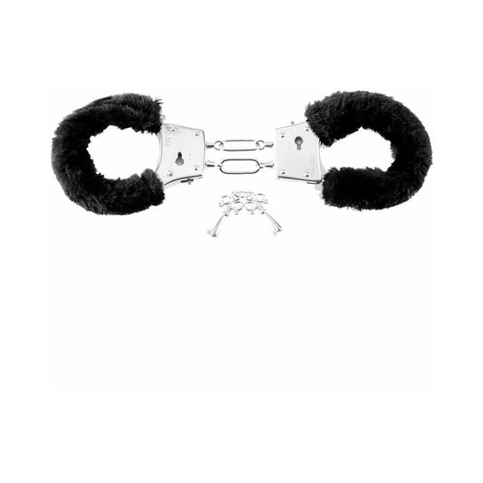 FF Beginners Furry Cuffs Black