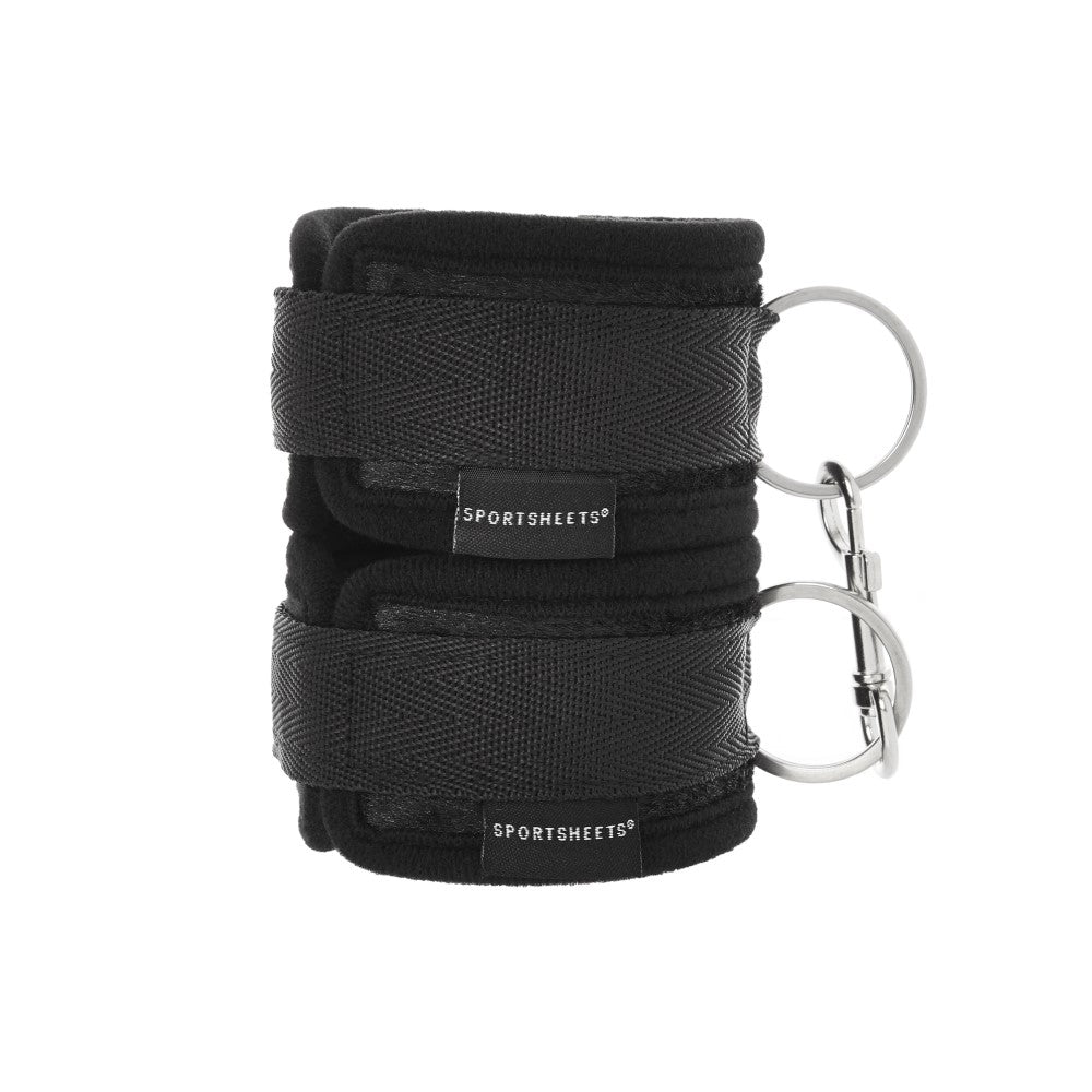 SS Soft Cuffs with Velcro Straps Black