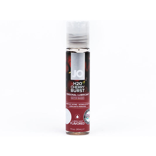 JO H2O Cherry Burst Flavored Water-Based Lubricant 1 oz.