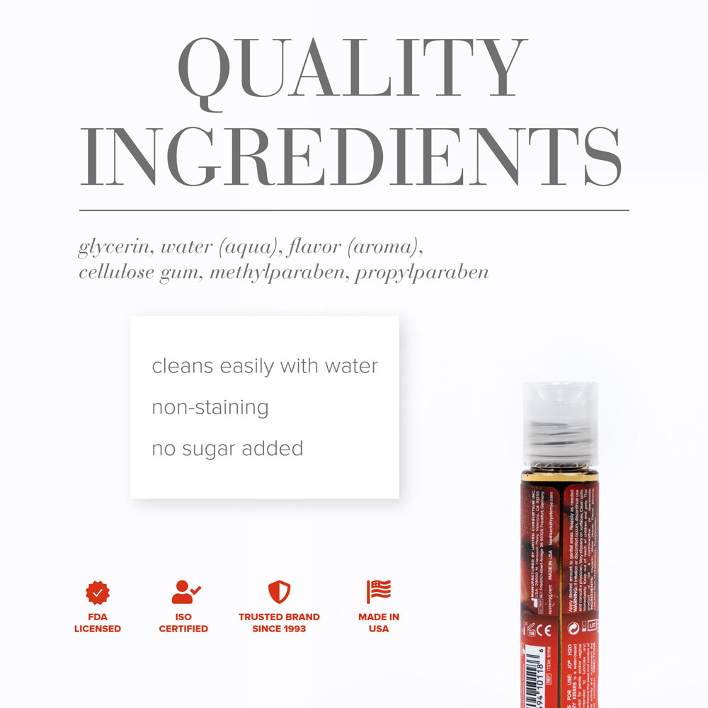 JO H2O Strawberry Kisses Flavored Water-Based Lubricant 1 oz.