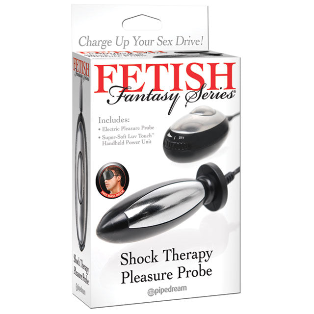 Pipedream Fetish Fantasy Series Shock Therapy Pleasure Probe Black/Silver