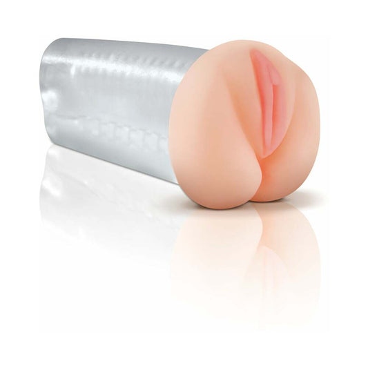 PDX Deluxe See-Thru Vaginal Stroker Clr