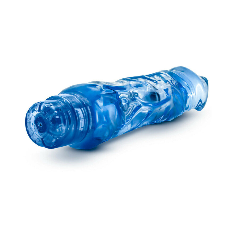 Naturally Yours Wild Ride Realistic 9 in. Vibrating Dildo Blue