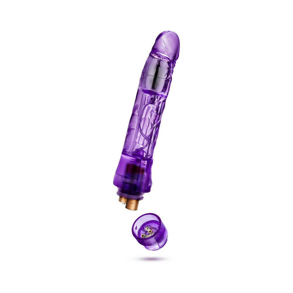 Naturally Yours Mambo Vibe Realistic 9 in. Vibrating Dildo Purple