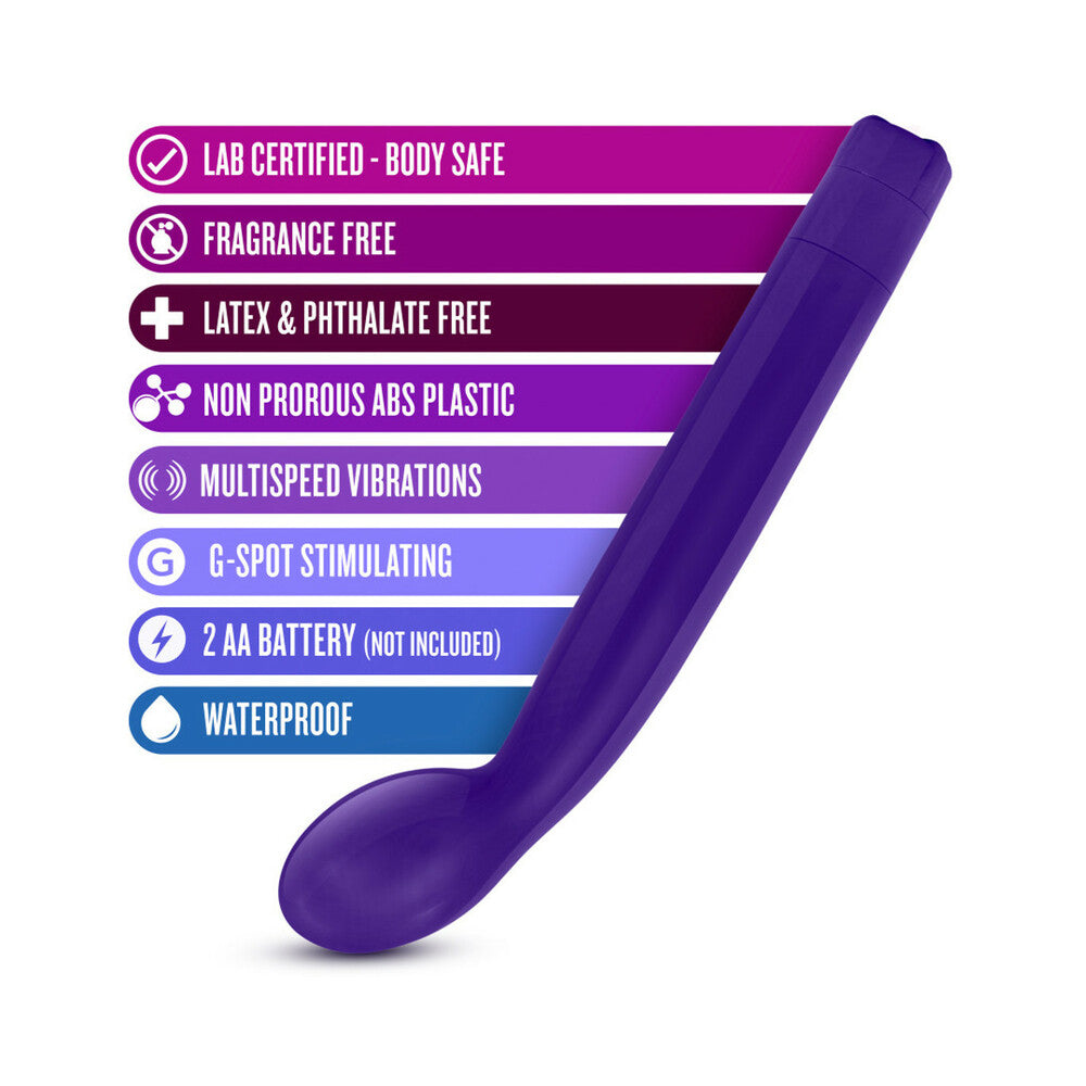 Vibrador de punto G Slim Multispeed Slimline de Blush Sexy Things, color morado