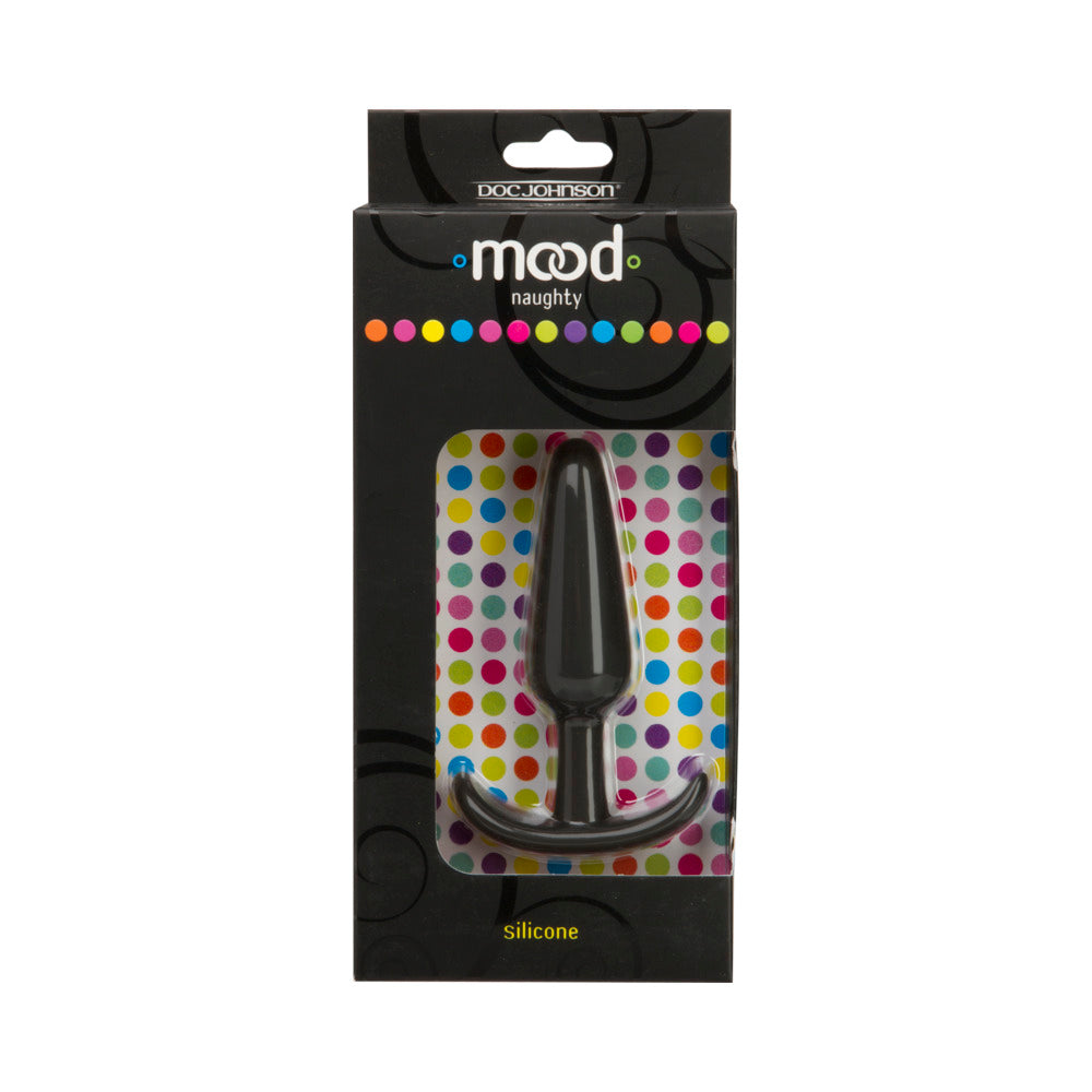 Mood Naughty Medium Blk Sili Butt Plug