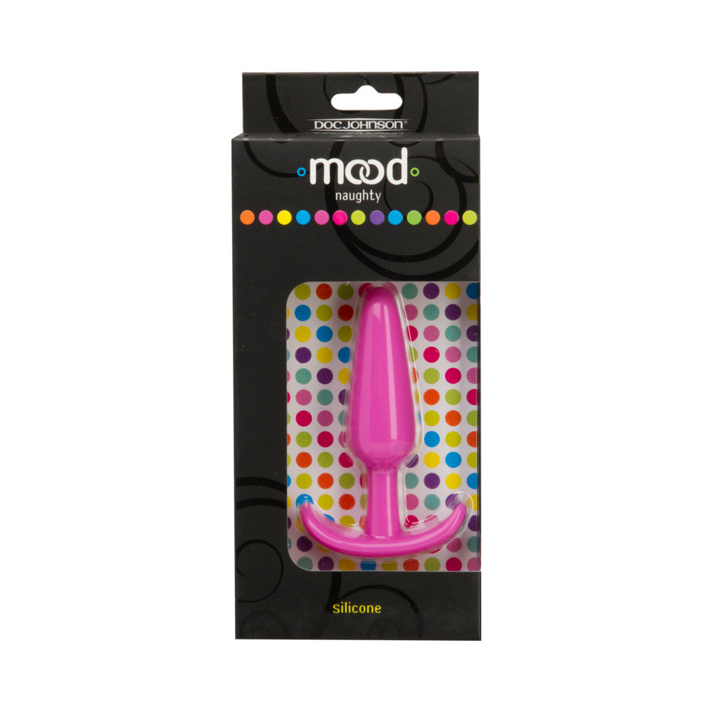 Mood Naughty Medium Pink Sili Butt Plug