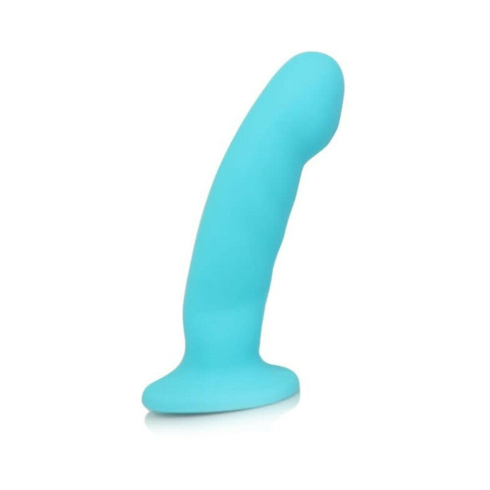 Luxe Cici 6.5in Curved Dildo Blue