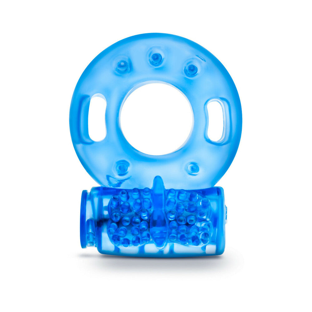 Stay Hard Vibrating Cockrings 2pk Blue