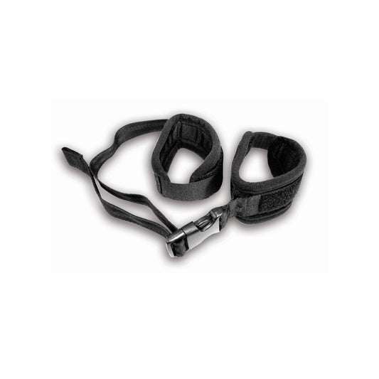 SS S&M Adjustable Handcuffs Black