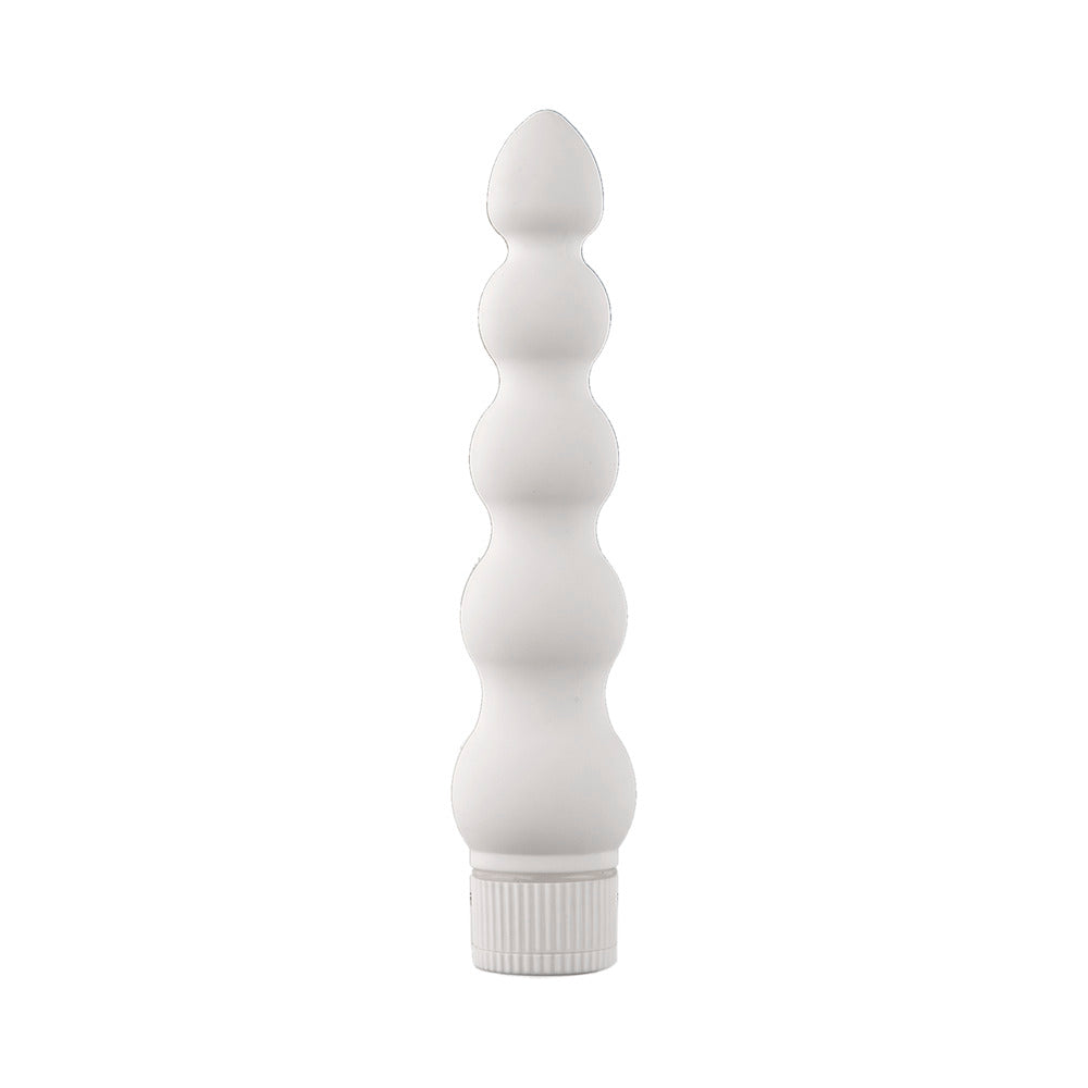 White Nights 7in Ribbed Vibrator