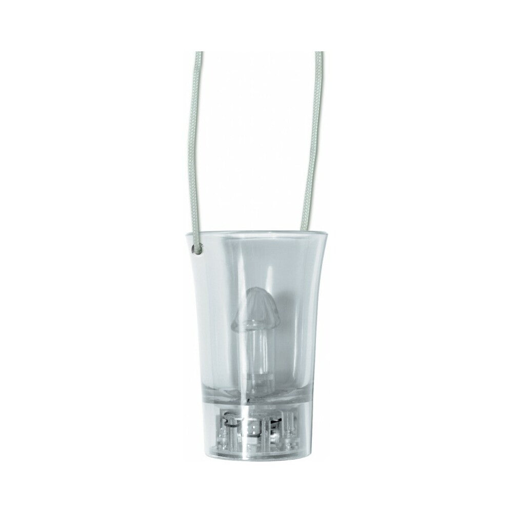 Light Up Pecker Party Shot Glass &String