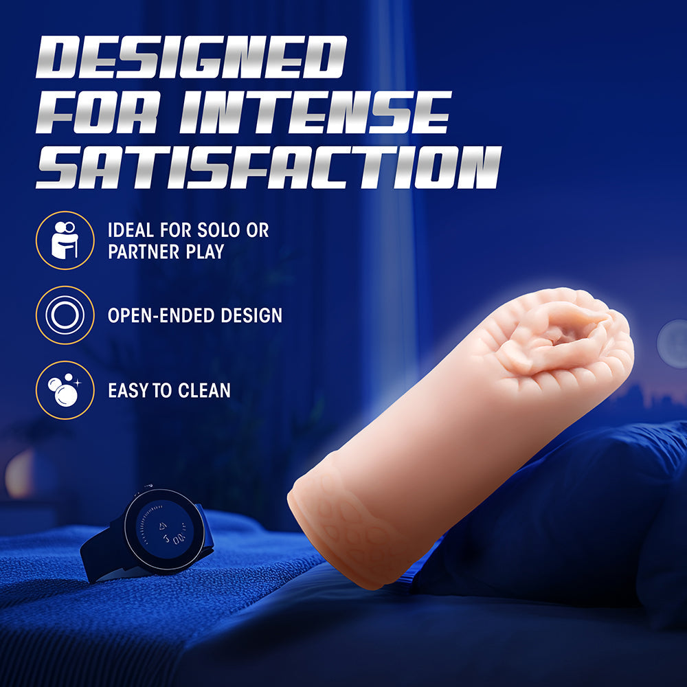 M for Men Sexy Snatch Vagina Stroker Beige