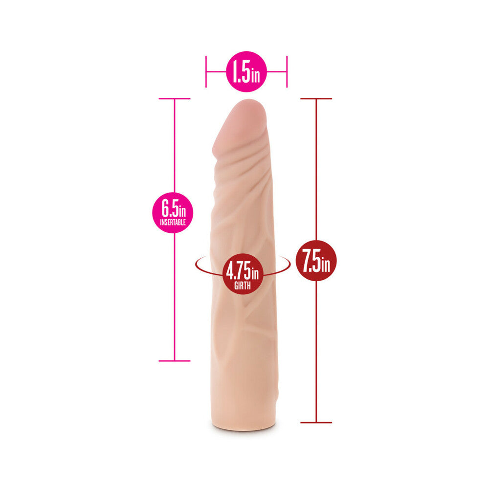 X5 Plus 7.5in Posable Dildo Beige