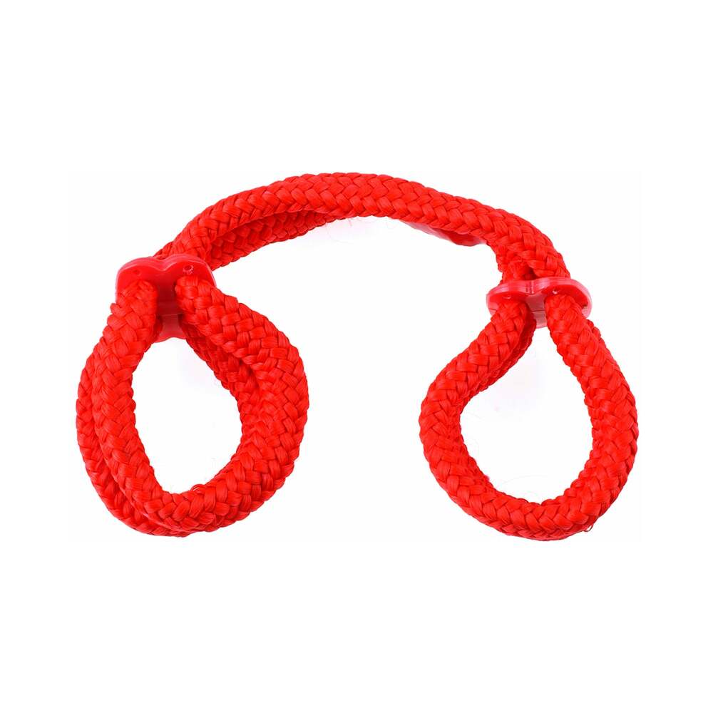 FF Silk Rope Love Cuffs Red