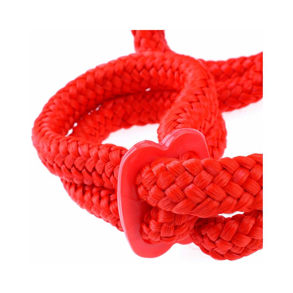 FF Silk Rope Love Cuffs Red