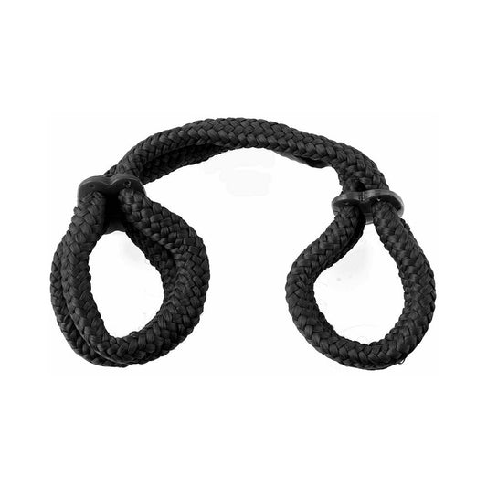 FF Silk Rope Love Cuffs Black