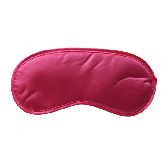 SS S&M Satin Blindfold Hot Pink