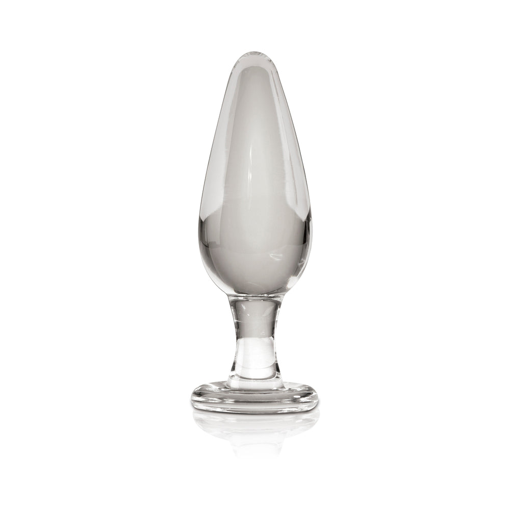 Icicles #26 Glass Anal Plug 4.5in Clear