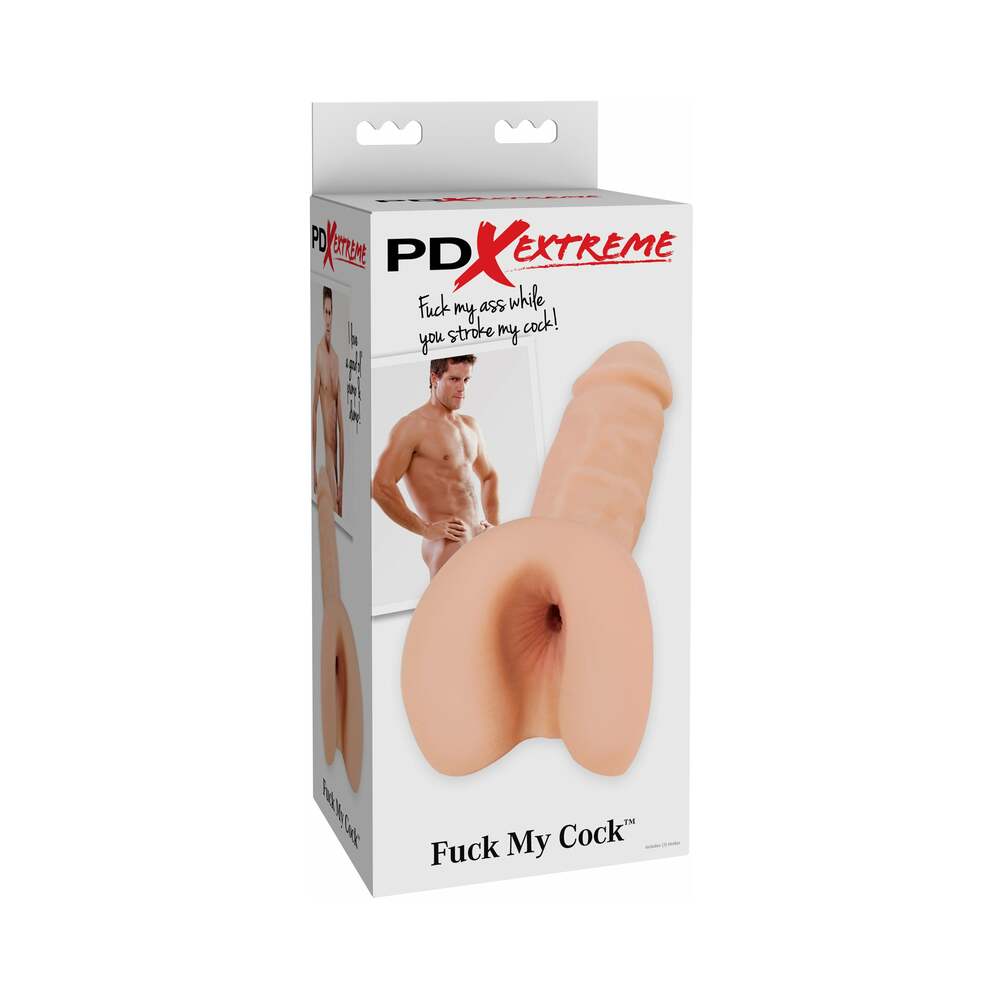 PDX Fuck My Cock Anal Stroker Beige