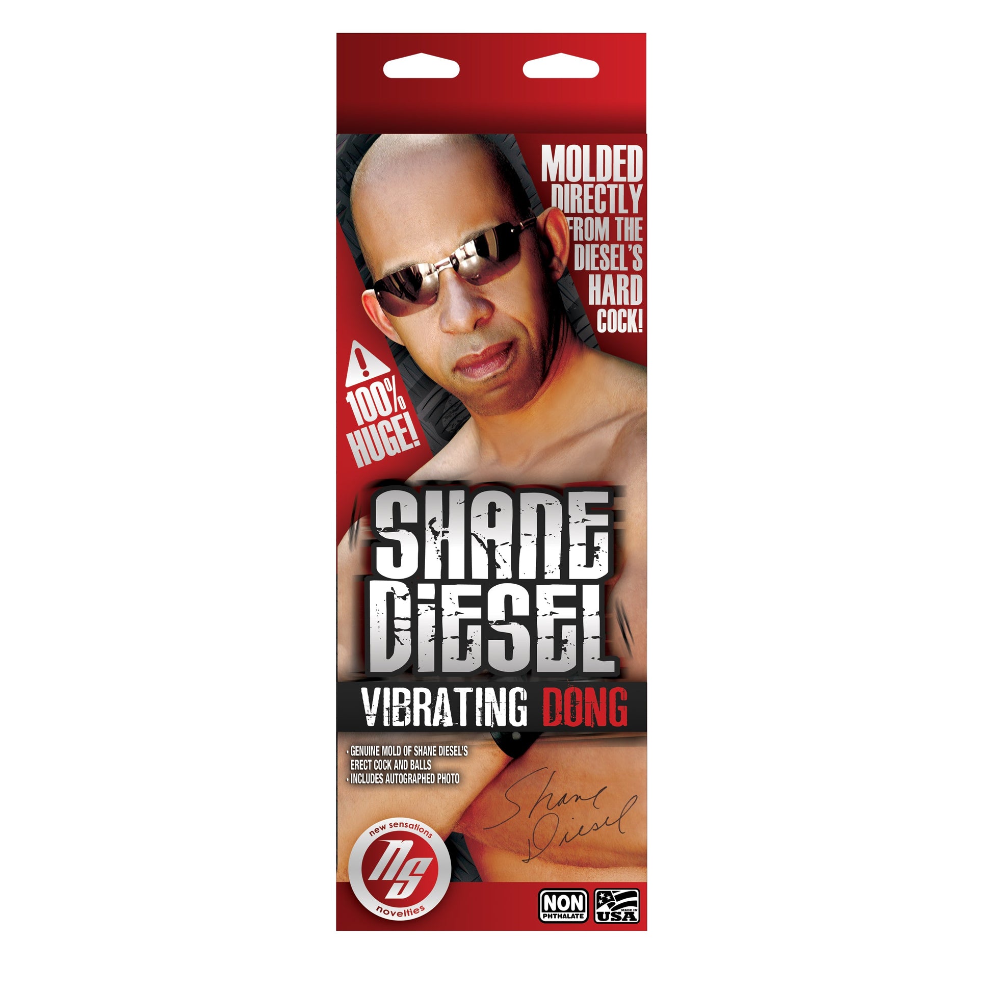 Shane Diesel 10 in. Vibrating Dildo