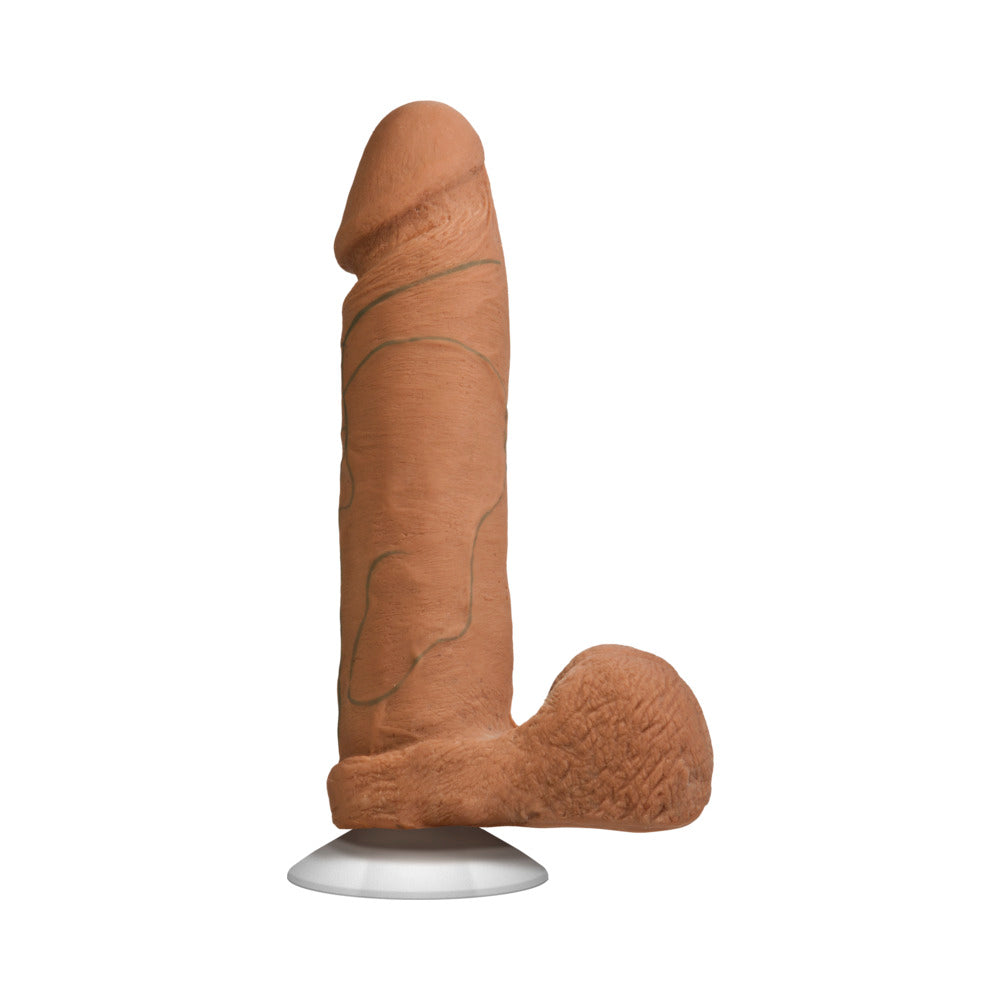 Realistic Cock - UR3 - 8in Brown