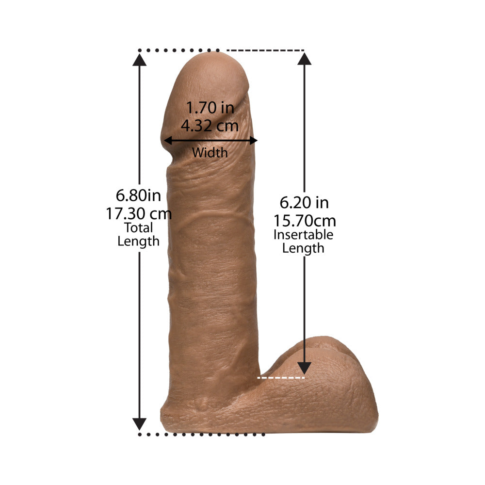 Vac-U-Lock 6in ULTRASKYN Cock Brown