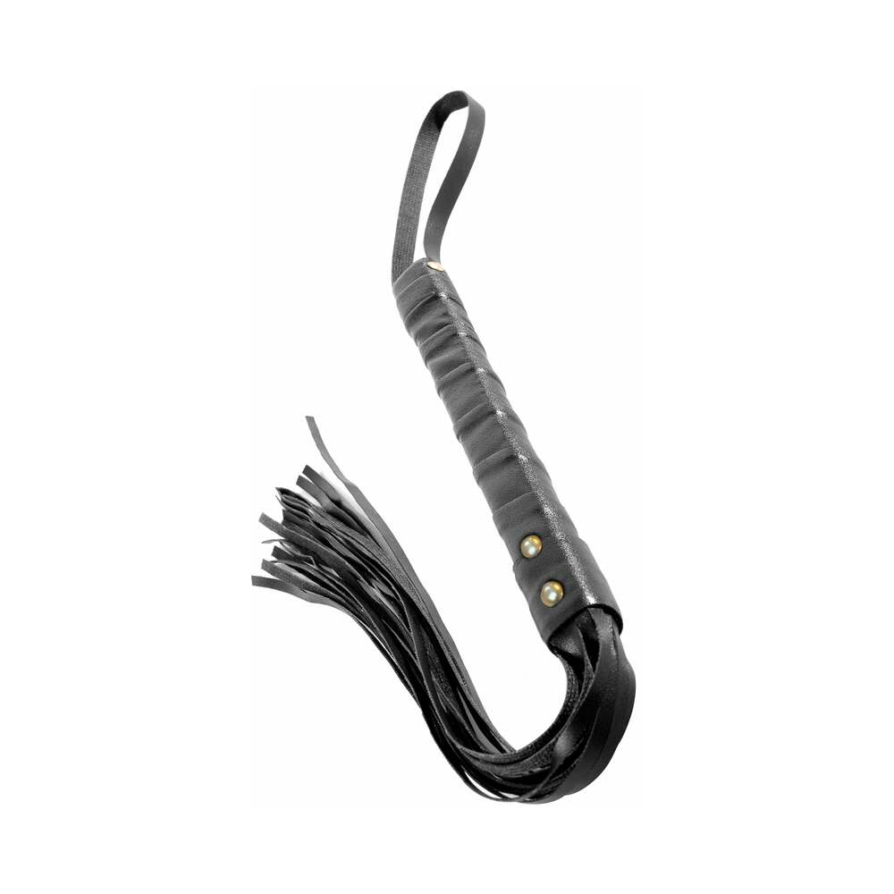 Flogger de nueve colas FF LE Cat-O-Nine, color negro