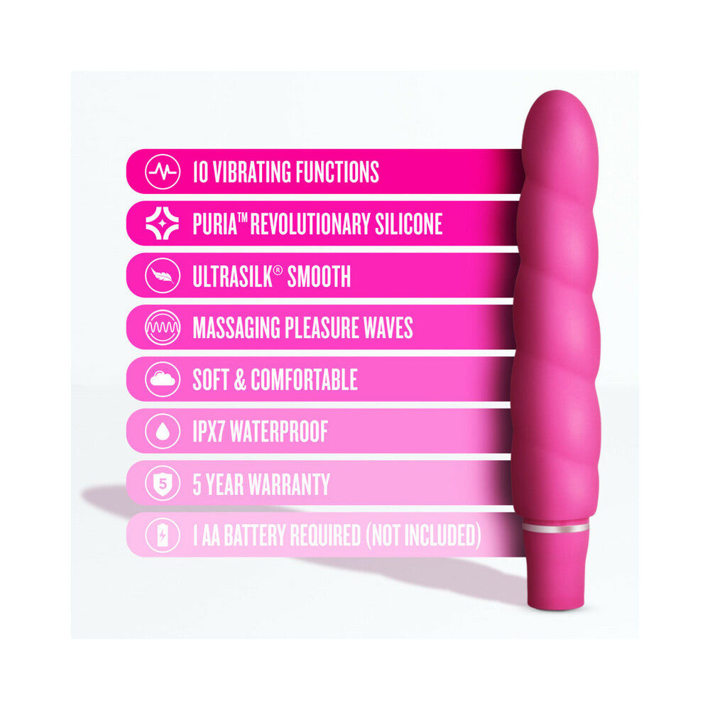 Luxe Anastasia Slimline Vibrator Pink