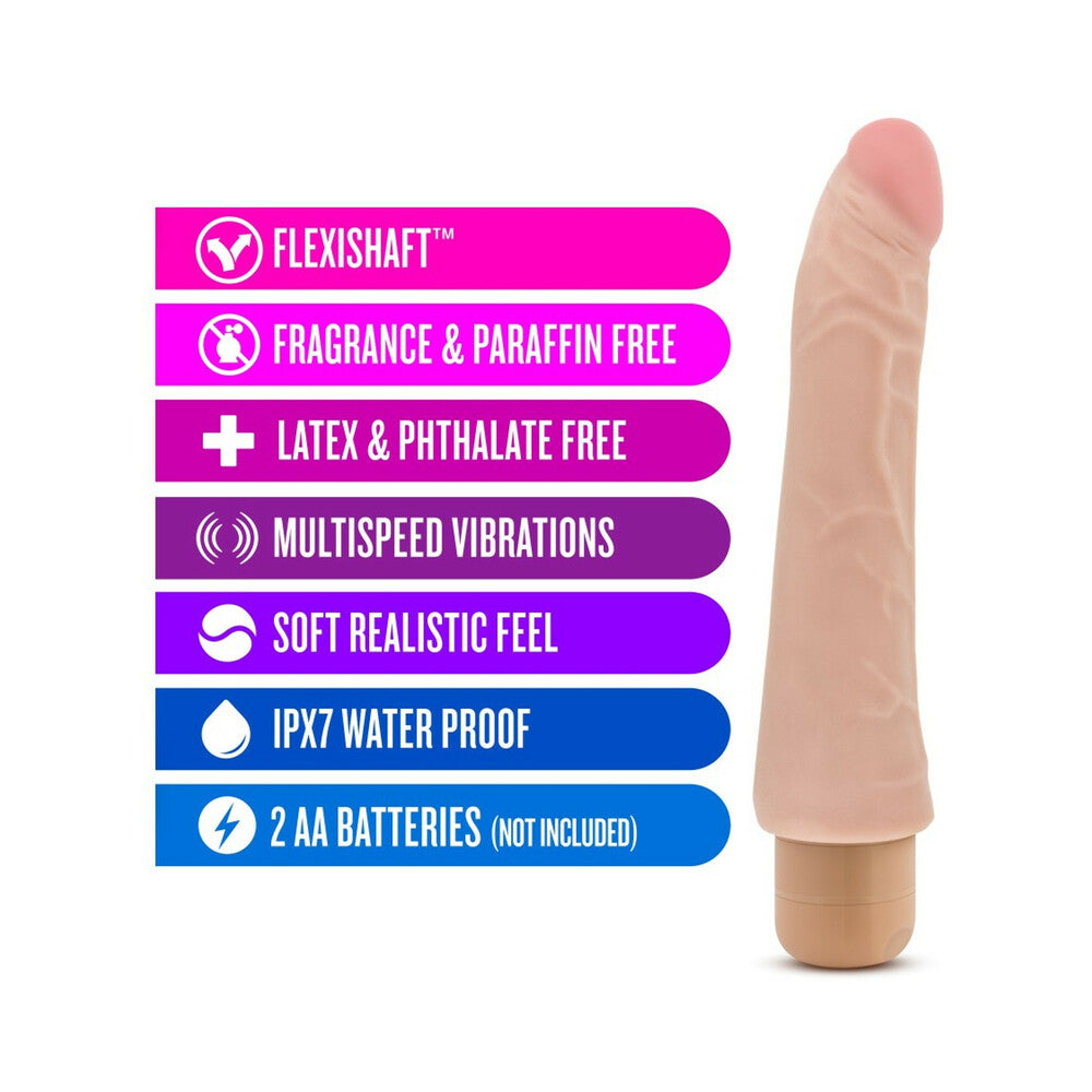 X5 Plus Mambo Vibe 9.25in Dildo Beige