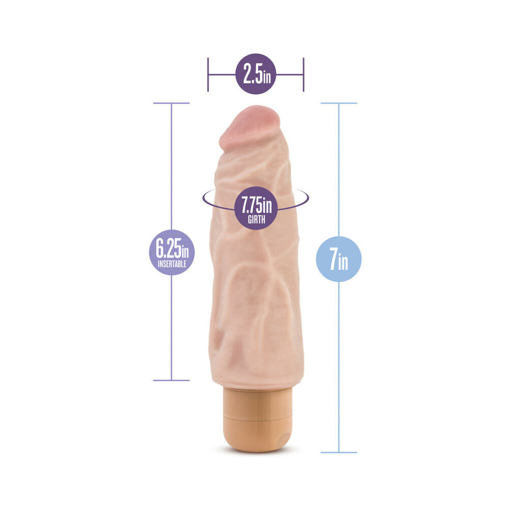 Dr. Skin Vibe 9 Dildo 7.5in Vibr Beige