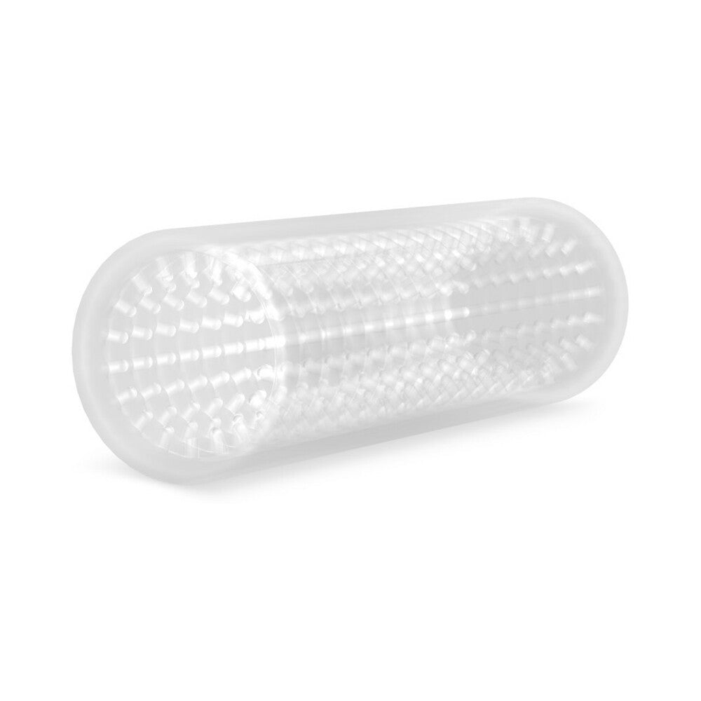 M for Men Stroke Sleeve Reversible Stroker Clear