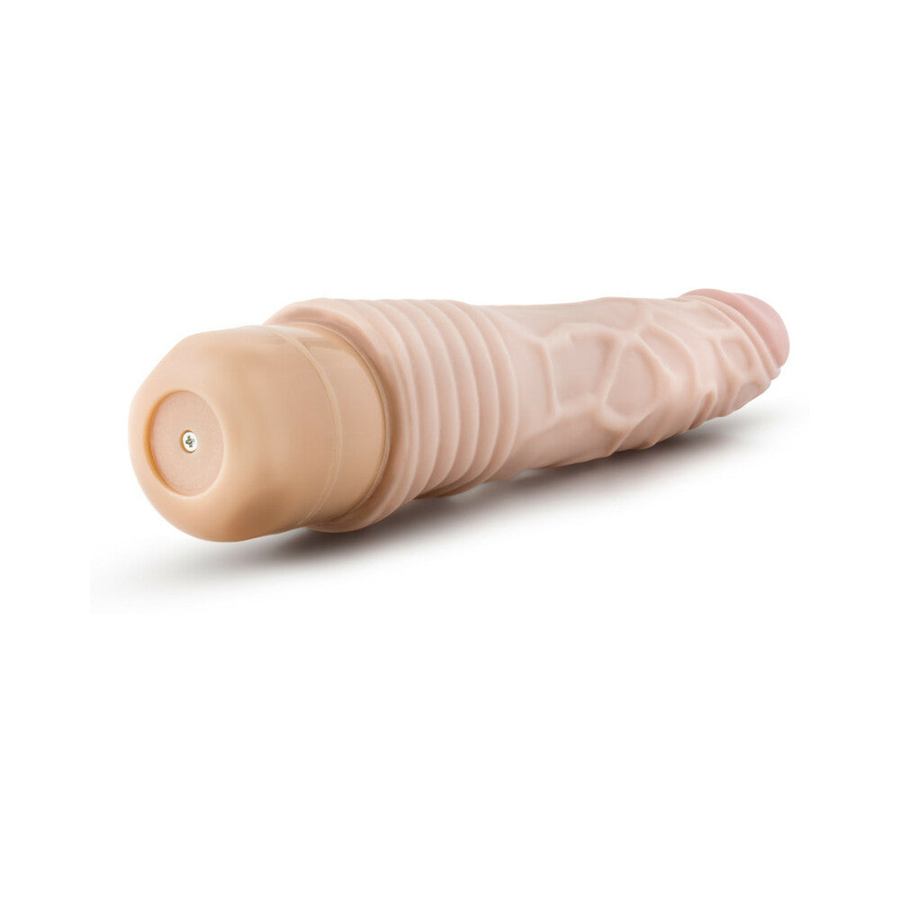 Dr. Skin Vibe 2 Realistic 9 in. Vibrating Dildo Beige