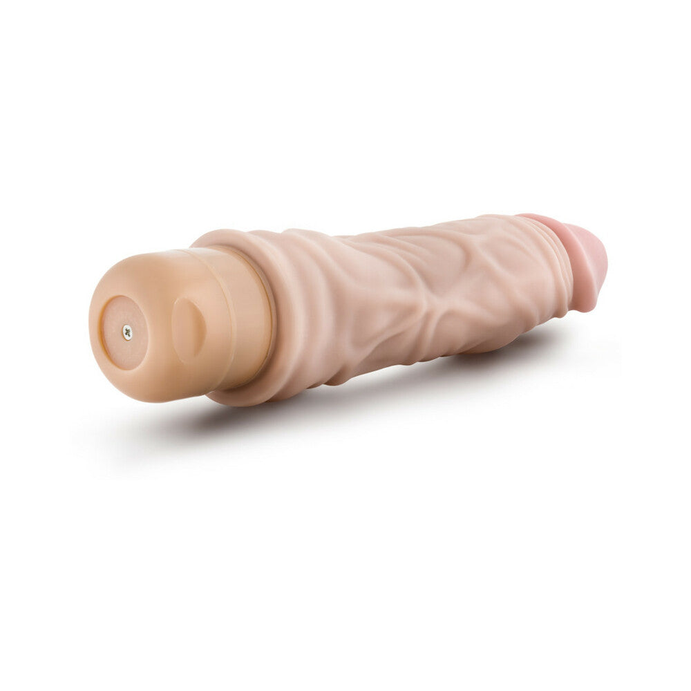 Blush Dr. Skin Vibe 10 Realistic 8.5 in. Vibrating Dildo Beige