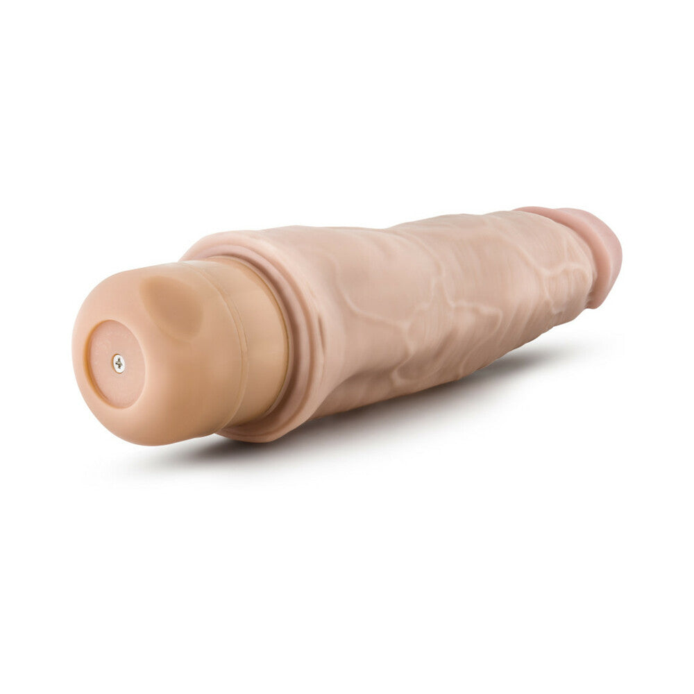 Blush Dr. Skin Vibe 14 Realistic 8 in. Vibrating Dildo Beige