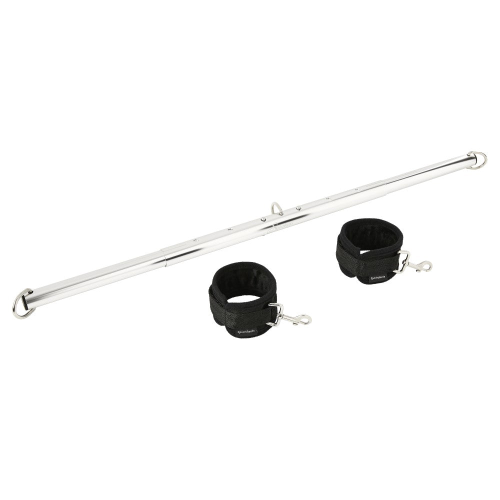 SS Spreader Bar & Cuffs Set Black