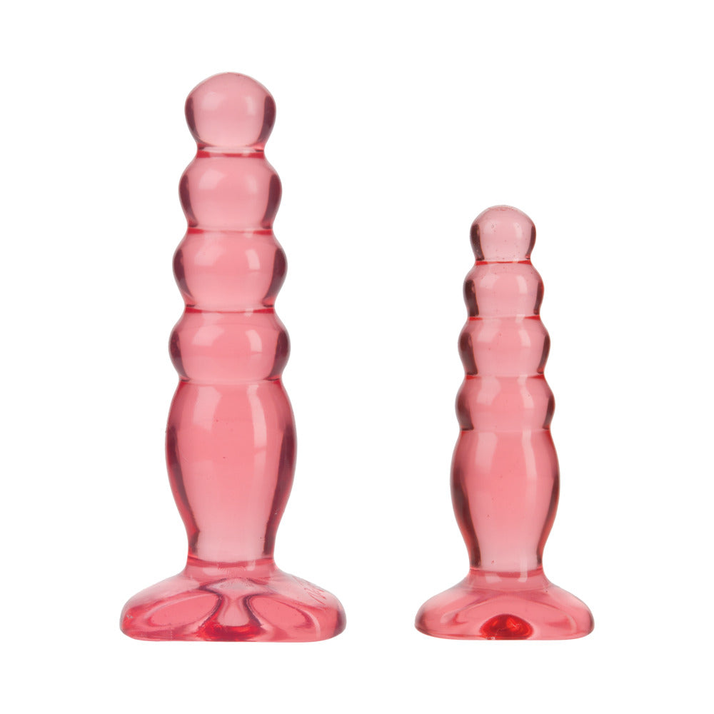 Crystal Jellies Anal Del Trainer Kit Pnk