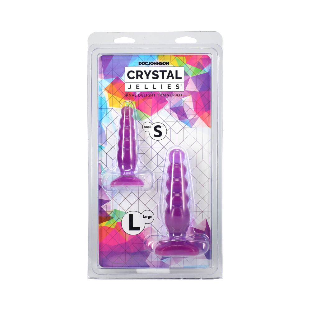 Crystal Jellies - Anal Delight Trainer Kit Purple